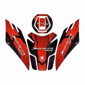 BAJAJ DOMiNAR 400 2017 - 2025 UYUMLU Tank Pad Set - 2