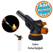 (1 Adet) Gaz Kartuş Başlığı Çakmak Pürmüz Kamp Piknik Kamp Mangal Mutfak Alev Başlatıcı Tutuşturucu - 1