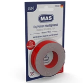 Mas Montaj Bandı Dış Mekan Extra Güçlü 19 MM x 1,5 M 2660 - 1