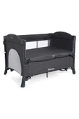 YOYKO Exclusive Comfort 8 In 1 Anne Yanı Park Yatak Oyun Parkı 70x110 - Koyu Gri - 3