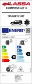 215/80R15 102T COMPUTES A/T3 LASSA - 4