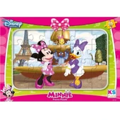 Ks Games Puzzle 24 Parça Mınnıe Mouse Frame MIN.704 - 1