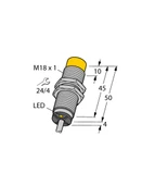 Turck 1645300 NI12U-EM18-AP6X Endüktif Sensör - 1