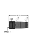 Turck 69049 B8141-0 Sahada Montajı Yapılabilir - 1