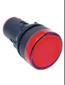 Tork AD16DS-24K 24V AC/DC 22mm Kırmızı Led Sinyal Lambası - 1