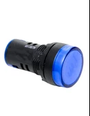 Tork AD16DS-24M 24V AC/DC 22mm Mavi Led Sinyal Lambası - 1