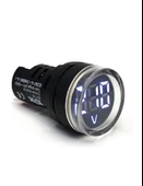 Tork AD116DSV-M 24-500V 22mm Mavi Voltmetre - 1