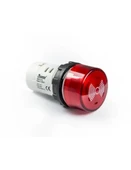 Emas MBZS012S MB Serisi Plastik LED'li 12V AC/DC 22 mm Buzzer - 1
