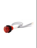 Emas S100NK S Serisi Plastik 230V AC Kırmızı 10 mm Sinyal - 1