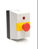Emas Mks1-Kes Mks1 Plastik Kutusu Acil Stop Butonlu 40Mm Sinyal - 1