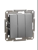 Schneider EPH2100171 Asfora Antrasit Üçlü Anahtar - 1
