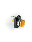 Emas CM080XS CM Serisi Metal LED'li 12-30V AC/DC Sarı 22 mm Sinyal - 1