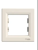 Schneider EPH5800123 Asfora Krem Tekli Çerçeve - 1