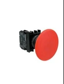 Emas B200E60 B Serisi Plastik 1NC Acil Stop 60 mm Çevirmeli Kırmızı 22 mm Buton - 1