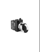 Emas CM101S30 CM Serisi Metal 2NO (II-0-I) 60° Seçici Kalıcı 22 mm Buton - 1