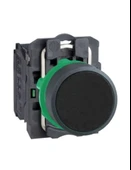 Schneider XB5AA21 22 mm Yaylı Siyah Kumanda Butonu Plastik - 1