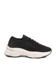 Voyager Siyah Hafif Triko Örme Anatomik Kadın Sneaker B064 Z - 1