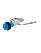 Emas S100NM S Serisi Plastik 230V AC Mavi 10 mm Sinyal - 1
