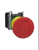 Schneider XB5AS8442 22 mm Kilitli Acil Stop Butonu 1Nk Anahtarlı - 1