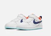 Nike Court Borough Low 2 (Psv) Çocuk Beyaz Sneaker Ayakkabı BQ5451-112 I-156 - 3
