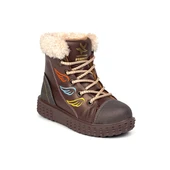 Kız Çocuk Kahve İçi Kürklü Termo Taban Suya Soğuğa Dayanıklı Günlük Rahat Bot thumbnail 2