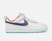 Nike Court Borough Low 2 (Psv) Çocuk Beyaz Sneaker Ayakkabı BQ5451-112 I-156 - 1