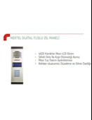 Netelsan M.U.PXL.00108 Nextel Dijital Tuşlu Zil Paneli ( X-L) - 1