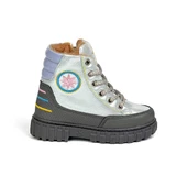 Kız Çocuk Gümüş Platin İçi Kürklü Termo Taban Suya Soğuğa Dayanıklı Günlük Rahat Bot - 3