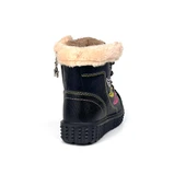 Kız Çocuk Siyah İçi Kürklü Termo Taban Suya Soğuğa Dayanıklı Günlük Rahat Bot thumbnail 4