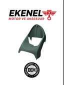 Honda Spacy 110 Ön Burun Açık Gri OEM - 1