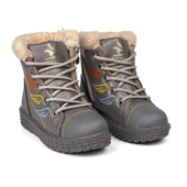 Kız Çocuk Platin İçi Kürklü Termo Taban Suya Soğuğa Dayanıklı Günlük Rahat Bot - 1