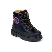 Erkek Çocuk Siyah Sax İçi Kürklü Termo Taban Suya Soğuğa Dayanıklı Günlük Rahat Bot - 2