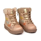 Kız Çocuk Pudra İçi Kürklü Termo Taban Suya Soğuğa Dayanıklı Günlük Rahat Bot - 1