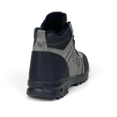 Erkek Füme Fermuarlı Bağcıklı Outdoor Suya Soğuğa Dayanıklı Rahat İçi Kürklü Trekking Kışlık Bot - 3