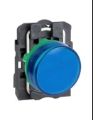 Schneider Xb5Avm6 230...240V Entegre Led'Li Mavi Eksiksiz Pilot Işığı Ø22 Düz Lens - 1