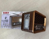 Fm Radyolu Led ışıklı Bluetooth Hoparlör Radyo Sd Kart Usb Girişli Mp3 Müzik Çalar - 4