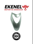 Honda Spacy 110 Far Çerçevesi Gri OEM - 1