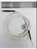Gemo PT100-6H-SLK Sıcaklık Sensörü 3m Silikon Kablolu (3 telli) Pt-100 Sensör, Uç Çapı 6 mm, (-50°C ... +200°C) - 1