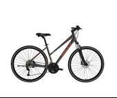 BİSAN TRX 8300 ŞEHİR BİSİKLETİ MEKANİK DİSK FREN GRİ TURUNCU 45CM - 1