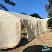 Plaj Deniz Balkon Şemsiyesi | Sentetik Kumaşlı Şemsiye | Bidon Dahil | Eğilebilir | 2 Metre Şemsiye - 6