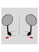 LEXİS FLANK 76 GENİŞ AÇILI BİSİKLET GİDON AYNASI thumbnail 2