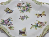 Herend 7515 Kraliçe Victoria VBO El Boyama Porselen Dekoratif Tabak - 6