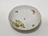 Herend 1726-1 El Boyama Porselen Çay Fincan Tabağı - 4