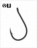 Fudo 1101 Chinu Black Nikel Delikli Çapraz İğne No:2/0 thumbnail 3