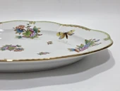 Herend 101 Kraliçe Victoria VBO El Boyama Porselen Oval Servis Tabağı - 5
