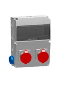 Tp Electric 3325 002 4400 Pp Standart Tip IP44 Makine Prizi 3X25A Ön 2 Pano Prizi 1X16A Yan 2 - 1