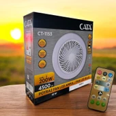 CATA CT-1153 Poyraz Fanlı 42 Watt LED Ampul lamba beyaz ışık vantilatör aydınlatma E27 3 renk dim edilebilir - 3