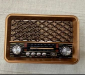 Fm Radyolu Led ışıklı Bluetooth Hoparlör Radyo Sd Kart Usb Girişli Mp3 Müzik Çalar - 2
