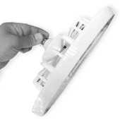 CATA CT-1153 Poyraz Fanlı 42 Watt LED Ampul lamba beyaz ışık vantilatör aydınlatma E27 3 renk dim edilebilir - 4