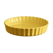 Emile Henry Tart - Börek Fırın Kabı Yuvarlak 24 cm Mat Sarı/Provence Yellow - 1